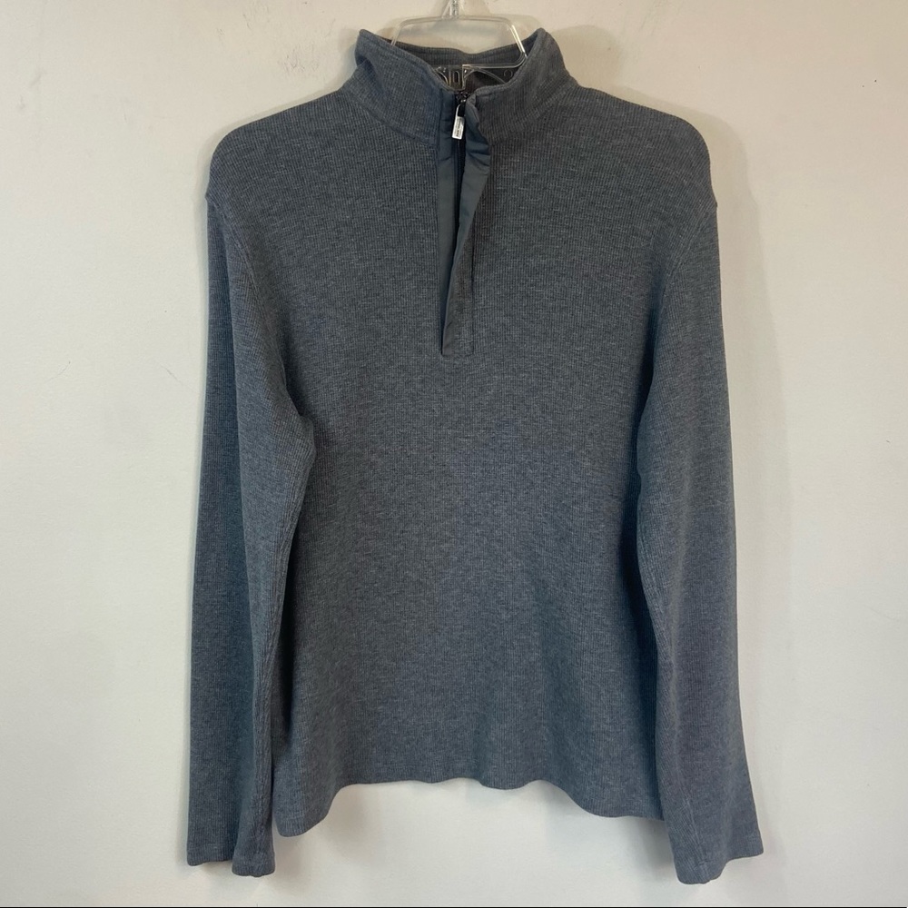 Micheal Kors Grey Half zip Sweater